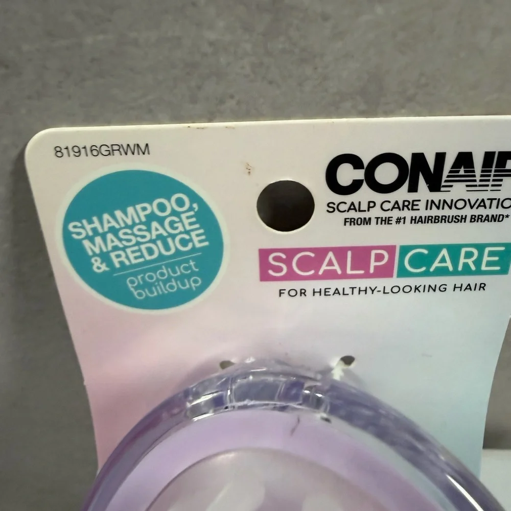 🩷5/$10🩷 Conair Scalp Care Shampoo Massage Brush in Light Purple